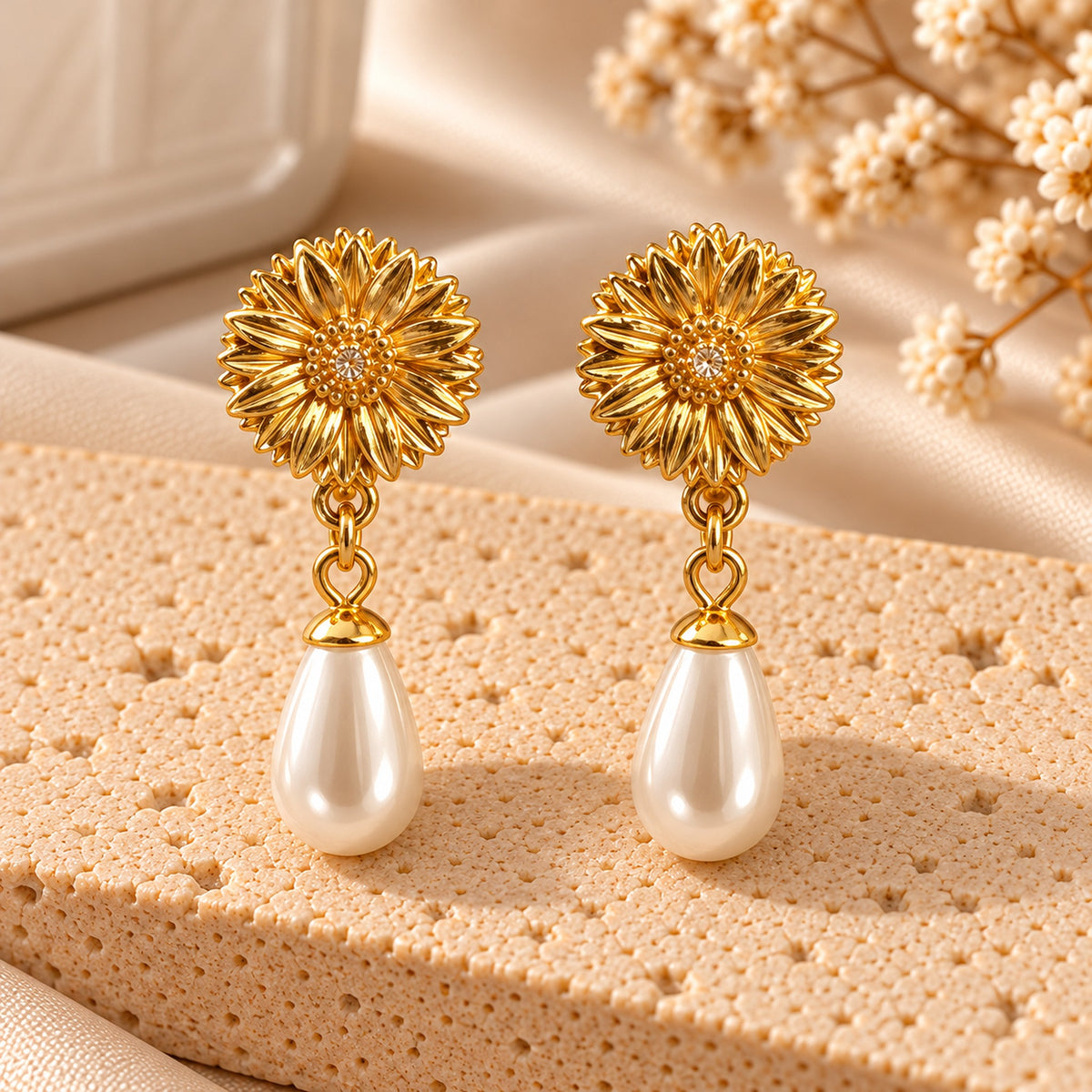 Pendientes Flor de Sol