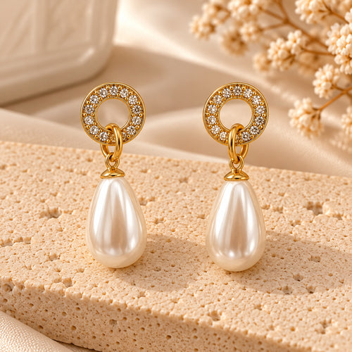 Pendientes Perla Aura