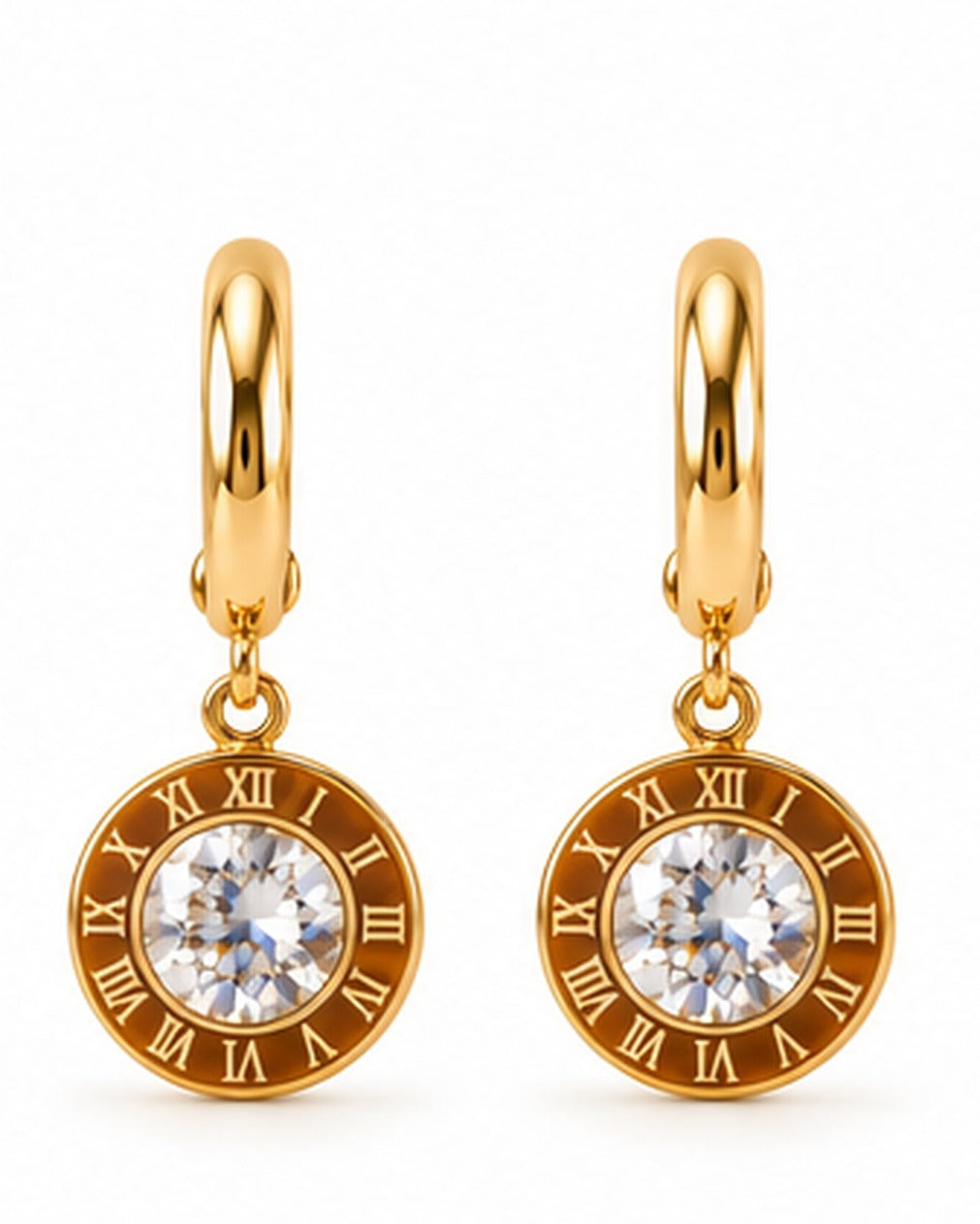 Pendientes Roma dorado