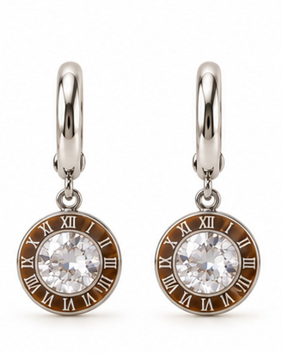 Pendientes Roma plata